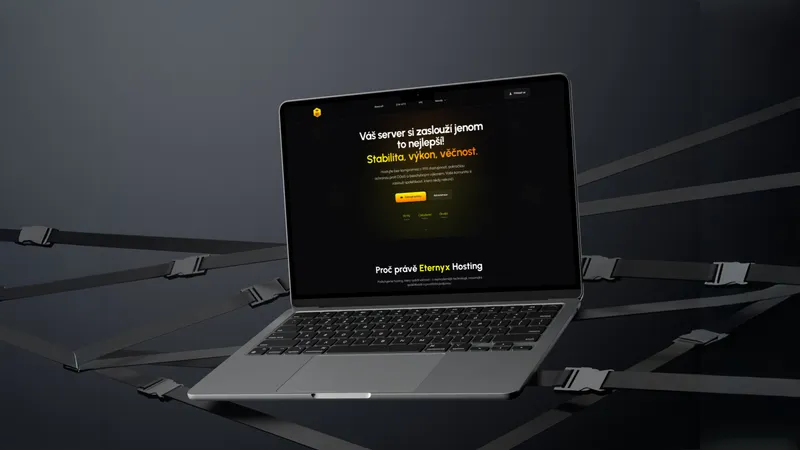 Titulná fotka projektu Web pre hostingového poskytovateľa