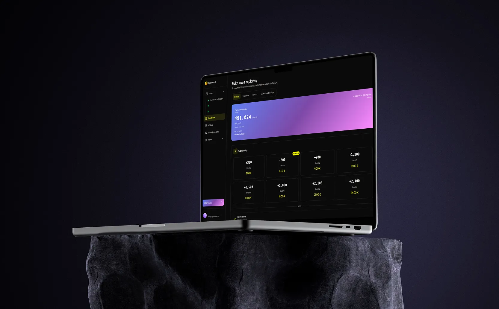 Eternyx – náhľad platformy